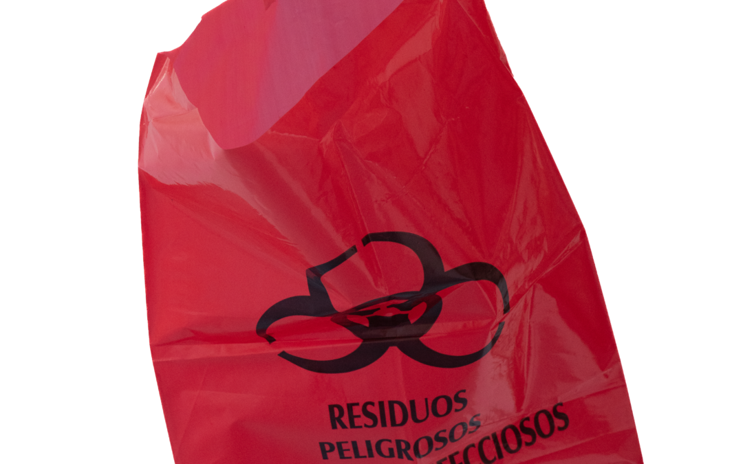 ¿Por qué no cualquier bolsa roja sirve para residuos biológicos?