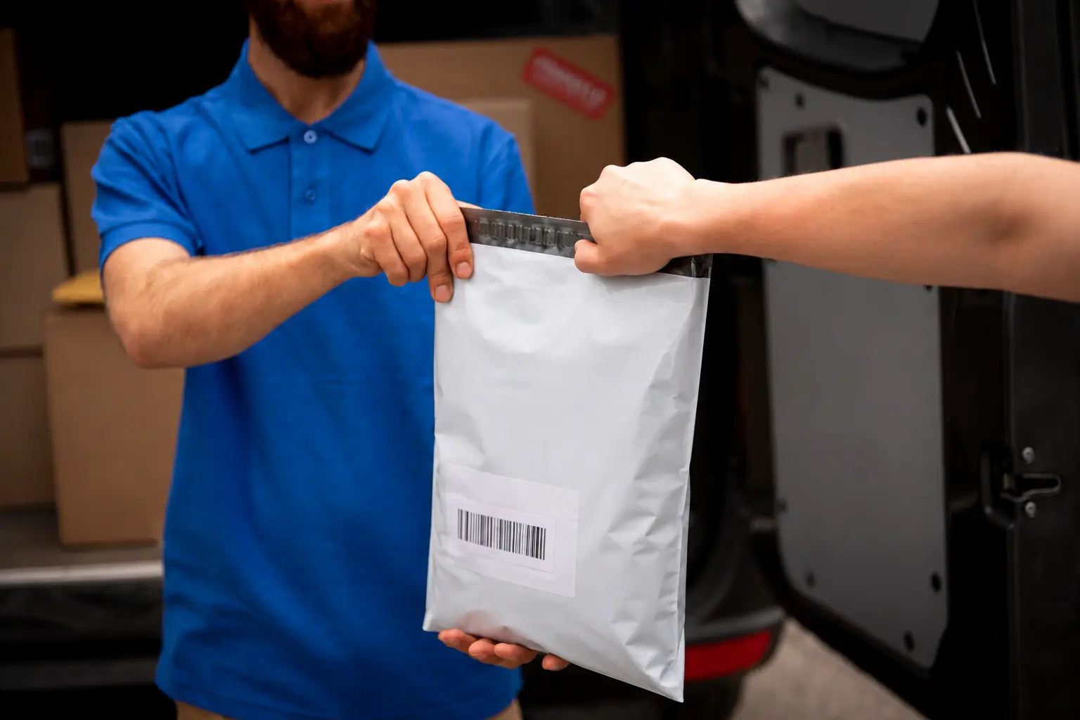 Bolsa de polietileno para envíos de e-commerce
